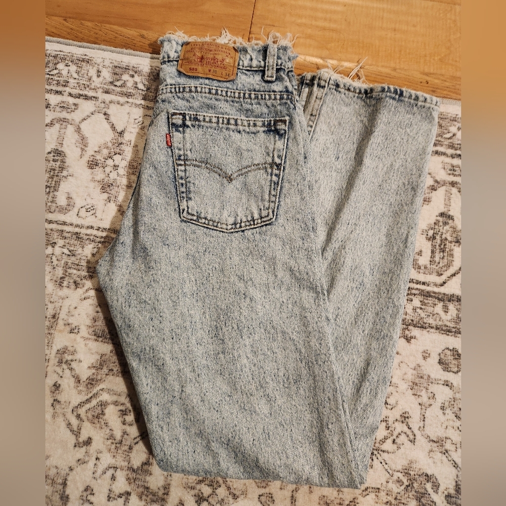 Levi's 505 Vintage 80s 90s? Jeans Acid Wash Grunge Rodeo Cowgirl Rocker Biker